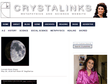 Tablet Screenshot of crystalinks.com